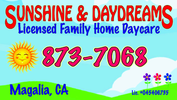 Sunshine and Daydreams Licensed Family Home Daycare